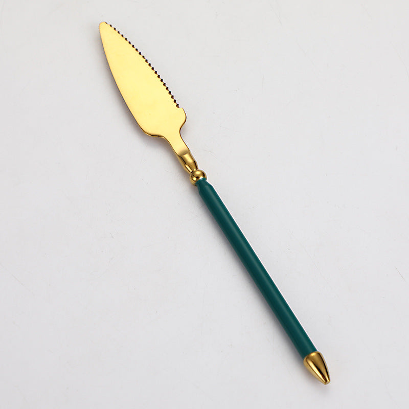 304 Stainless Steel Knife Fork Spoon Flatware Set Sea King Plated Cutlery Steak Fork Coffee Spoon 304 Stainless Steel Knife Fork Spoon Flatware Set Sea King Plated Cutlery Steak Fork Coffee Spoon