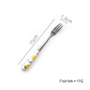 Creative Ceramic Handle Fruit Pattern SS Fork, Knife, Spoon, Chopsticks, Steak Flatware Set Creative Ceramic Handle Fruit Pattern SS Fork, Knife, Spoon, Chopsticks, Steak Flatware Set