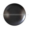 Ceramic Dinner Plate Black Dinner Plate Round Steak Plate 8" and 10" Set of 2 Ceramic Dinner Plate Black Dinner Plate Round Steak Plate 8" and 10" Set of 2