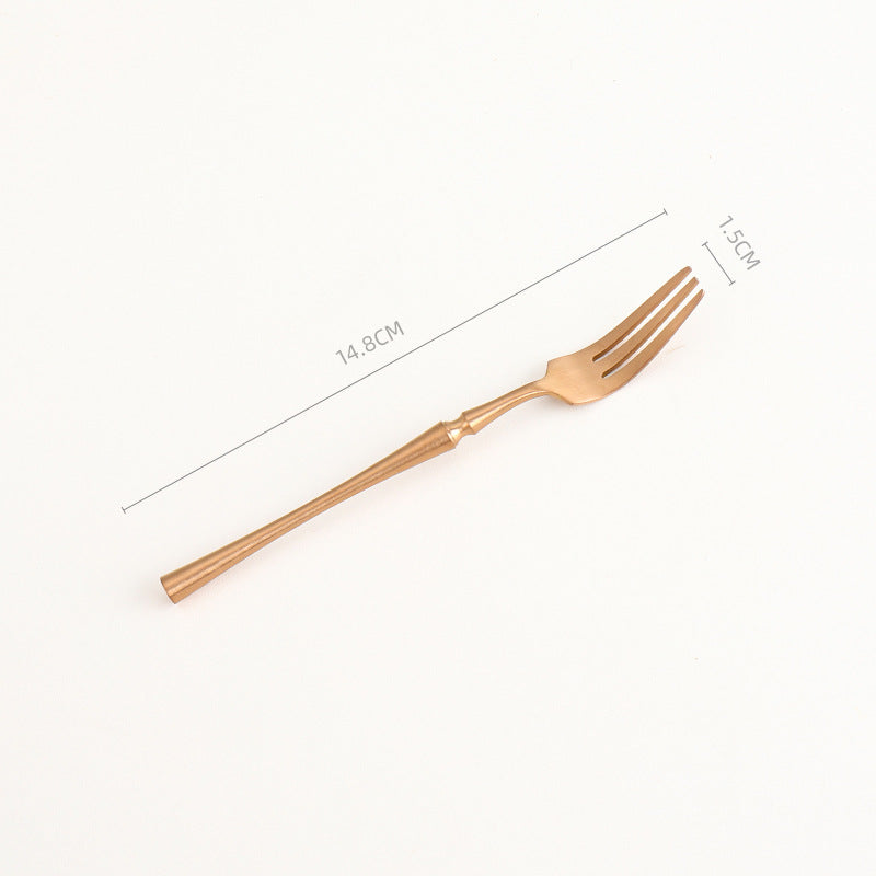Matte 304 Stainless Steel Knife, Fork, Spoon Cutlery Set, High-quality Steak Flatware Set Matte 304 Stainless Steel Knife, Fork, Spoon Cutlery Set, High-quality Steak Flatware Set