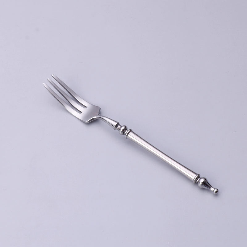 304 Stainless Steel Cutlery Set Steak Fork, Knife, Spoon, Ceramic column handle Retro Euro Design Flatware 304 Stainless Steel Cutlery Set Steak Fork, Knife, Spoon, Ceramic column handle Retro Euro Design Flatware