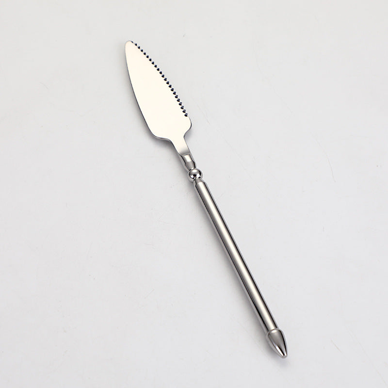 304 Stainless Steel Knife Fork Spoon Flatware Set Sea King Plated Cutlery Steak Fork Coffee Spoon 304 Stainless Steel Knife Fork Spoon Flatware Set Sea King Plated Cutlery Steak Fork Coffee Spoon