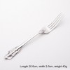Europe Retro Gold, Silver Flatware Set Engraved Fork, Spoon, Knife For Dinner Set of 4 Europe Retro Gold, Silver Flatware Set Engraved Fork, Spoon, Knife For Dinner Set of 4