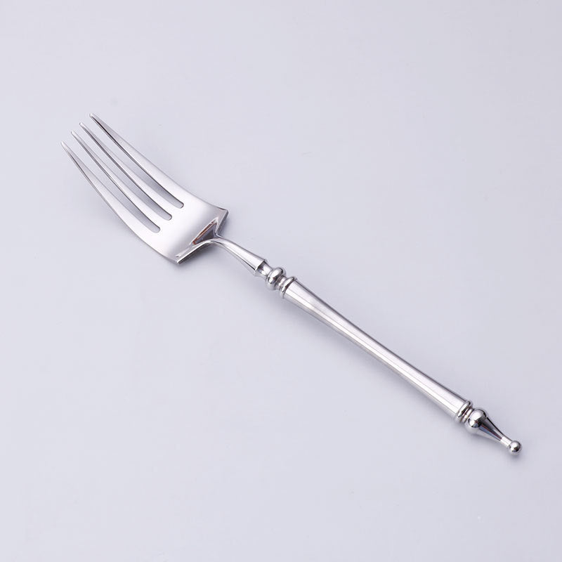 304 Stainless Steel Cutlery Set Steak Fork, Knife, Spoon, Ceramic column handle Retro Euro Design Flatware 304 Stainless Steel Cutlery Set Steak Fork, Knife, Spoon, Ceramic column handle Retro Euro Design Flatware