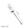 Matte 304 Stainless Steel Knife, Fork, Spoon Cutlery Set, High-quality Steak Flatware Set Matte 304 Stainless Steel Knife, Fork, Spoon Cutlery Set, High-quality Steak Flatware Set