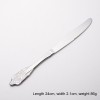 Europe Retro Gold, Silver Flatware Set Engraved Fork, Spoon, Knife For Dinner Set of 4 Europe Retro Gold, Silver Flatware Set Engraved Fork, Spoon, Knife For Dinner Set of 4