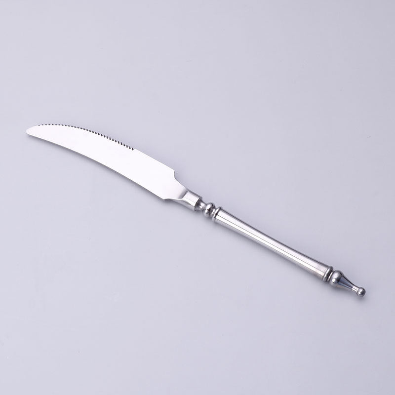 304 Stainless Steel Cutlery Set Steak Fork, Knife, Spoon, Ceramic column handle Retro Euro Design Flatware 304 Stainless Steel Cutlery Set Steak Fork, Knife, Spoon, Ceramic column handle Retro Euro Design Flatware