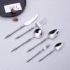304 Stainless Steel Cutlery Set Steak Fork, Knife, Spoon, Ceramic column handle Retro Euro Design Flatware 304 Stainless Steel Cutlery Set Steak Fork, Knife, Spoon, Ceramic column handle Retro Euro Design Flatware