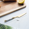 Marble Handle Flatware Set Stainless Steel Dinning Set Steak Fork, Spoon, Knife Marble Handle Flatware Set Stainless Steel Dinning Set Steak Fork, Spoon, Knife