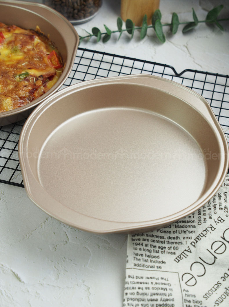 Thickened 9-inch Round Pizza Pan Cake Mold Fruit Pie Pan Baking Mold (9).jpg