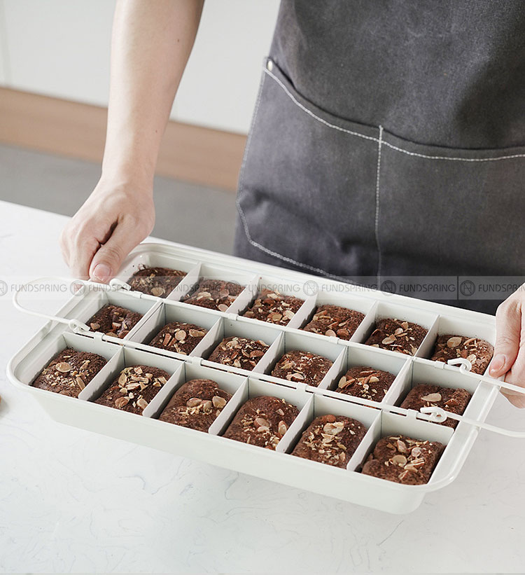 Brownie Pan Cake Mold White Baking Pan (18).jpg