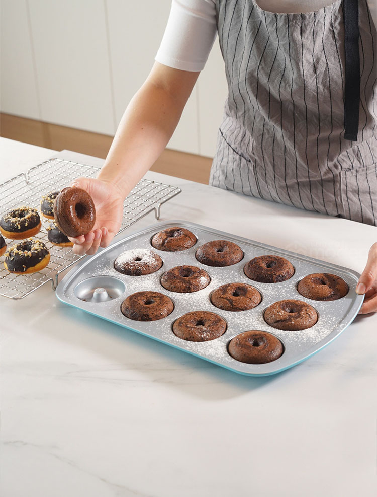 Silver Blue 12 Cups Cake Mold Donut Making Mold (11).jpg