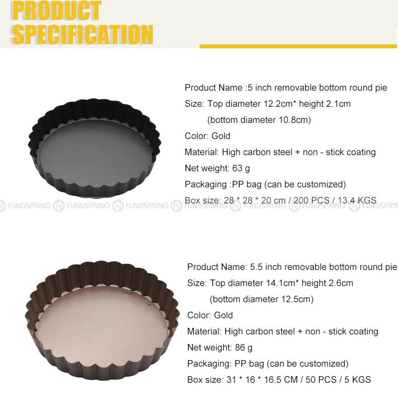 Non-stick Coating Fruit Pie Pan_03.jpg