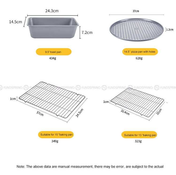 Cookie Pizza Pan Toast Cake Baking Mold (6).jpg