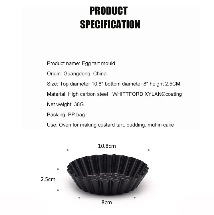 Portuguese Tart Mold Baking Mold Pie Pan  (2).jpg