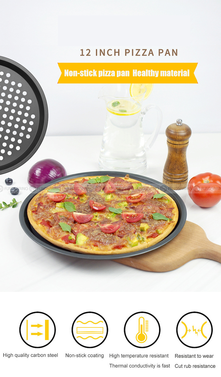 12-inch Round Baking Pan Punched Pizza Pan (1).jpg