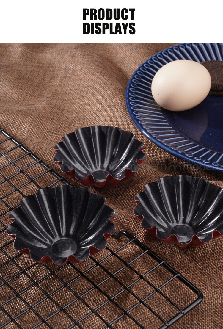 Large Egg Tart Mold Flower Shaped Fruit Pie Plate (5).jpg