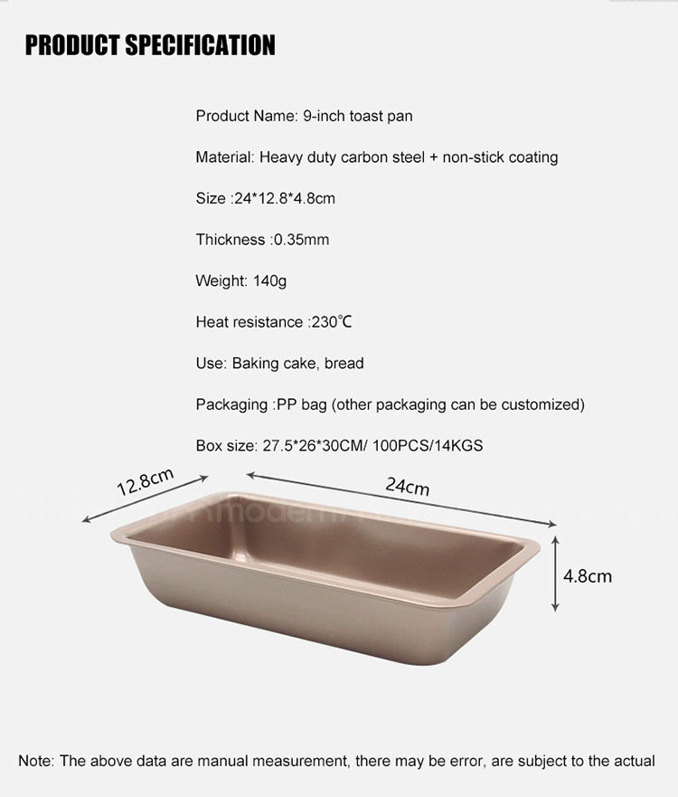 9-inch Rectangular ToastBread Pan (2).jpg