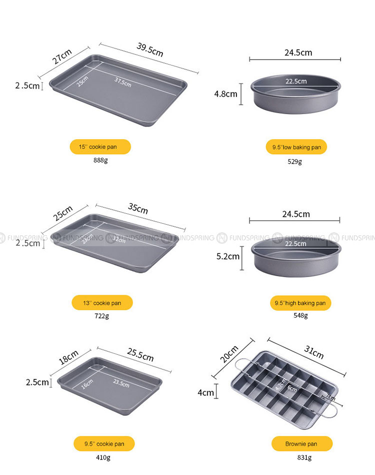 Cookie Pizza Pan Toast Cake Baking Mold (5).jpg