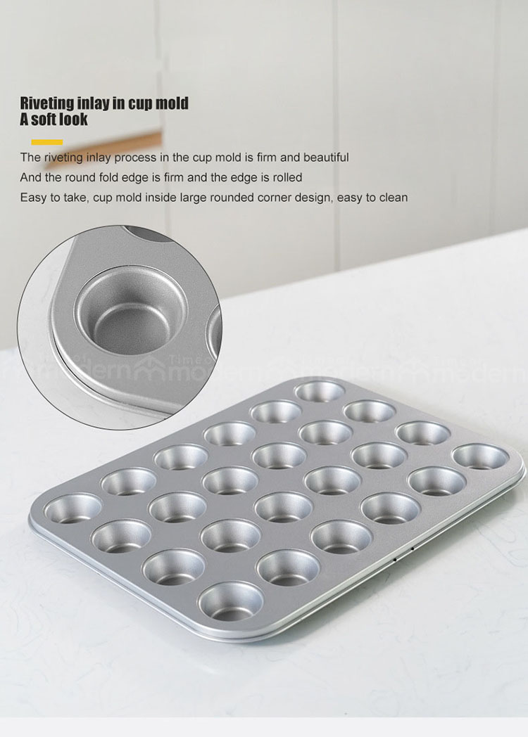 Silver 24 Muffin Tin Cups Cupcake Molds (7).jpg